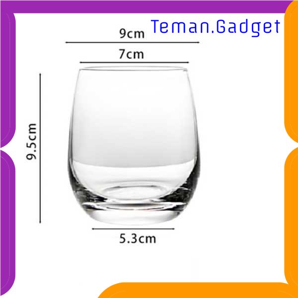 TG - DPR LOULONG Gelas Cangkir Glass Crystal Wine - XR1028