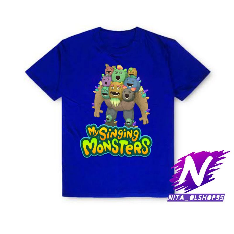 kaos mysinging monsters baju anak karakter my singing