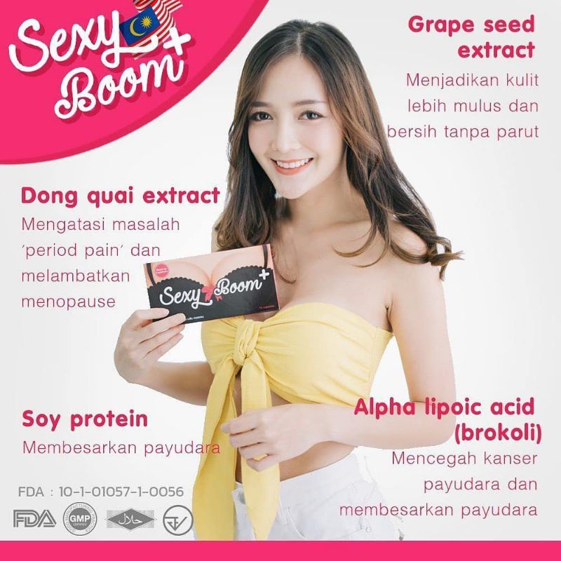 BISA COD SEXY BOOM BY SKINEST THAILAND ORIGINAL PEMBESAR PAYUDARA