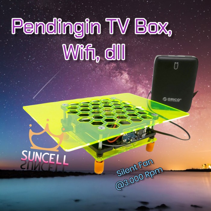 paling diminati] Kipas Fan wifi router asus modem huawei tenda Tplink TV box Android