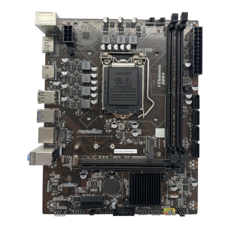 Zzz H510 Motherboard Komputer Desktop 2ddr4 Memory LGA1700 CPUI5 2133/2400/2666MHz RTL8111G/H 1000MB Lan