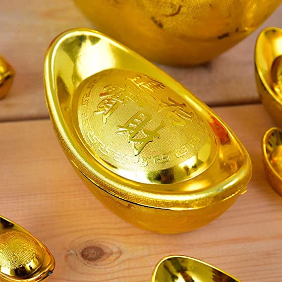 YEN PAO / CHINESE FENG SHUI / UANG TEAL EMAS / PERNAK PERNIK IMLEK / HIASAN IMLEK / HIASAN SINCIA / DEKORASI IMLEK / YUAN BAO