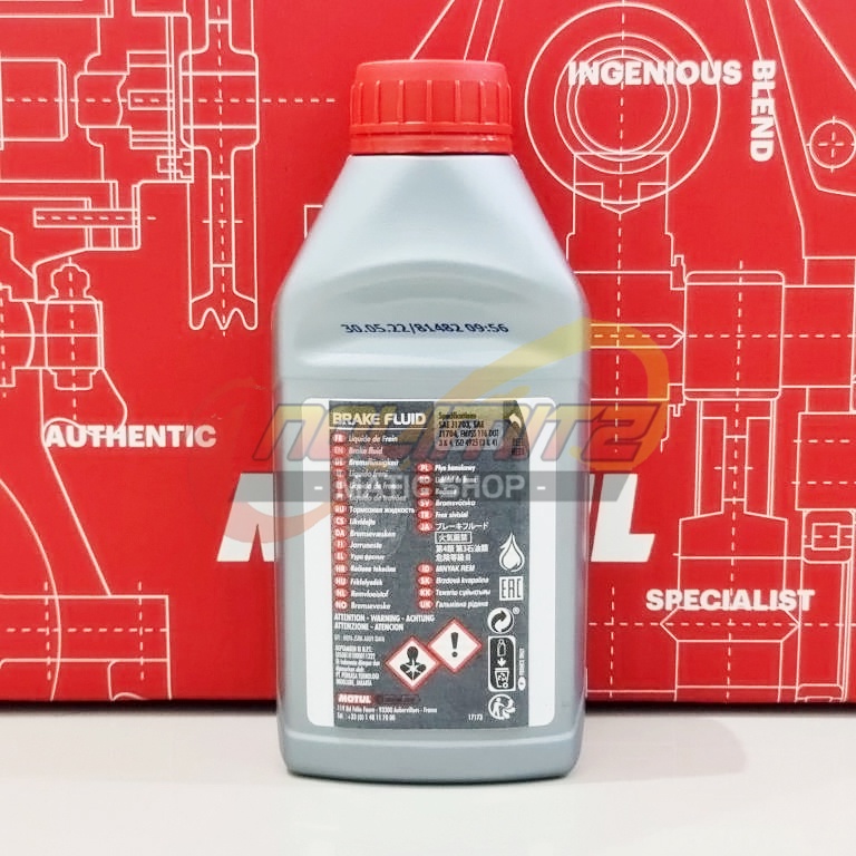 Oli Minyak Rem Motul DOT 3&amp;4 500ml Brake Fluid NMAX Aerox XMAX ADV PCX