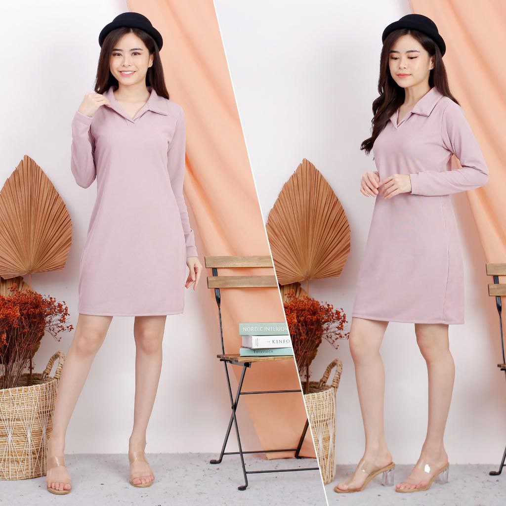 Dress Bamboo Knit Fashion Wanita26969119