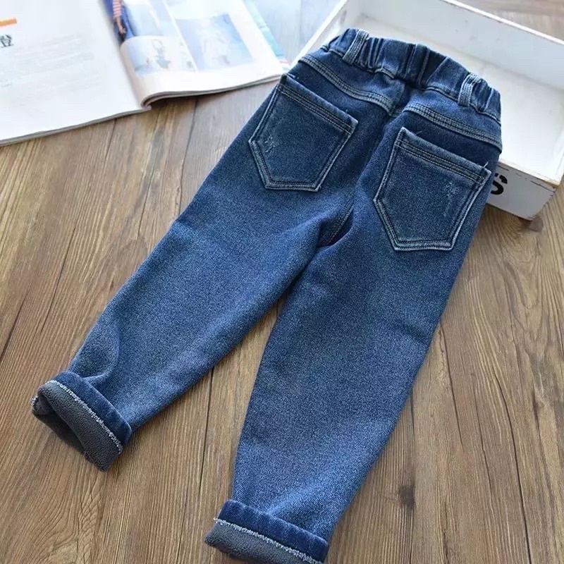 Celana Jeans Thermal Anak Winter Kids Pants