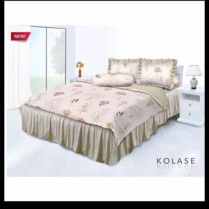 Sprei Rumbai Topi King My Love Kolase 180x200 cm - T RUMBAI 50 CM {Property Off Liliy Grosir Sprei
