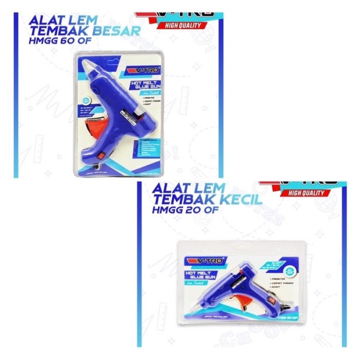 

GLUE GUN BESAR / KECIL / MESIN LEM BAKAR / TEMBAK / CAIR ADA ON OFF