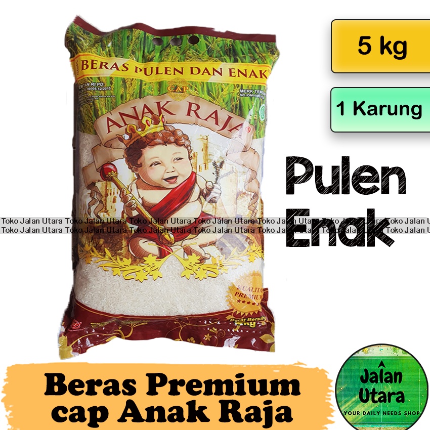 

Beras Anak Raja 5kg | Super Kepala | Jalan Utara