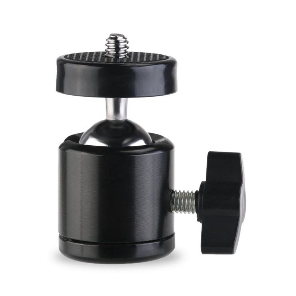 Mini Ball Head 1/4 Screw Ballhead Tripod Camera Tripod DSLR 360 Swivel