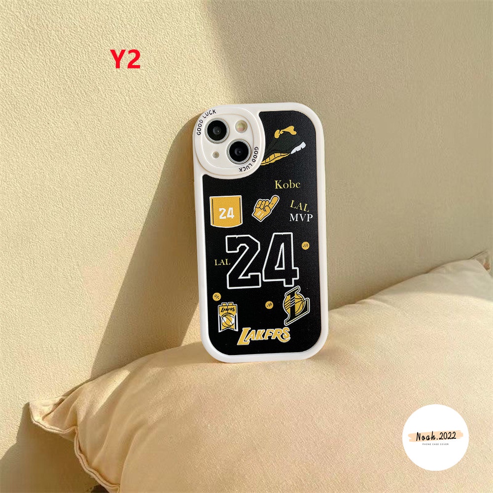 IPHONE Soft Case Kompatibel Untuk Iphone14Plus11 12 13 Pro Max6 6s 7 8 Plus Xr X Xs Max Se2020Bintang Basket Kobe Bryant 23 James 24 TPU Case Waterproof Cover