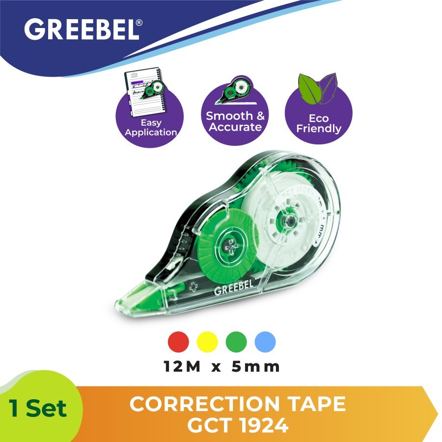 

TBMO CORRECTION TAPE GCT-1924 GREEBEL / TIP-EX