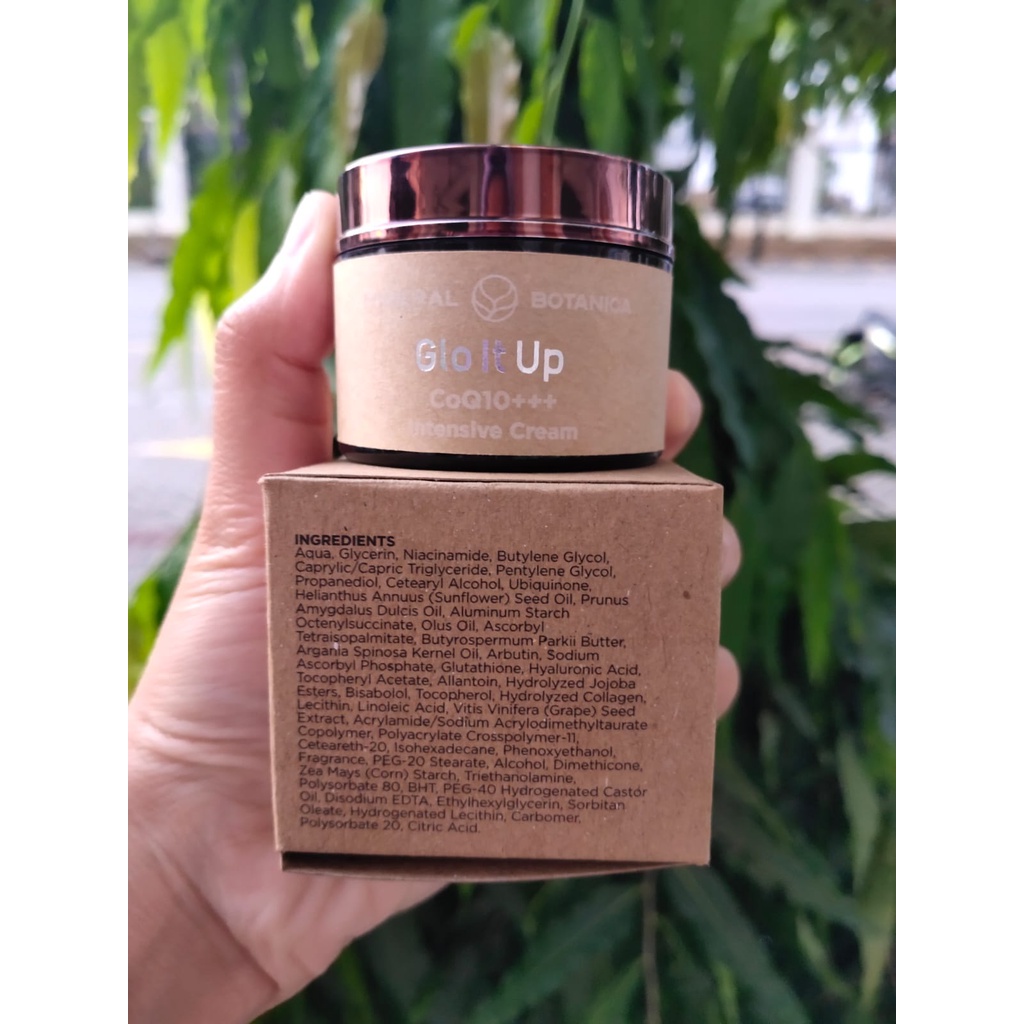 mineral botanica glo it up coq10 intensive cream 25g