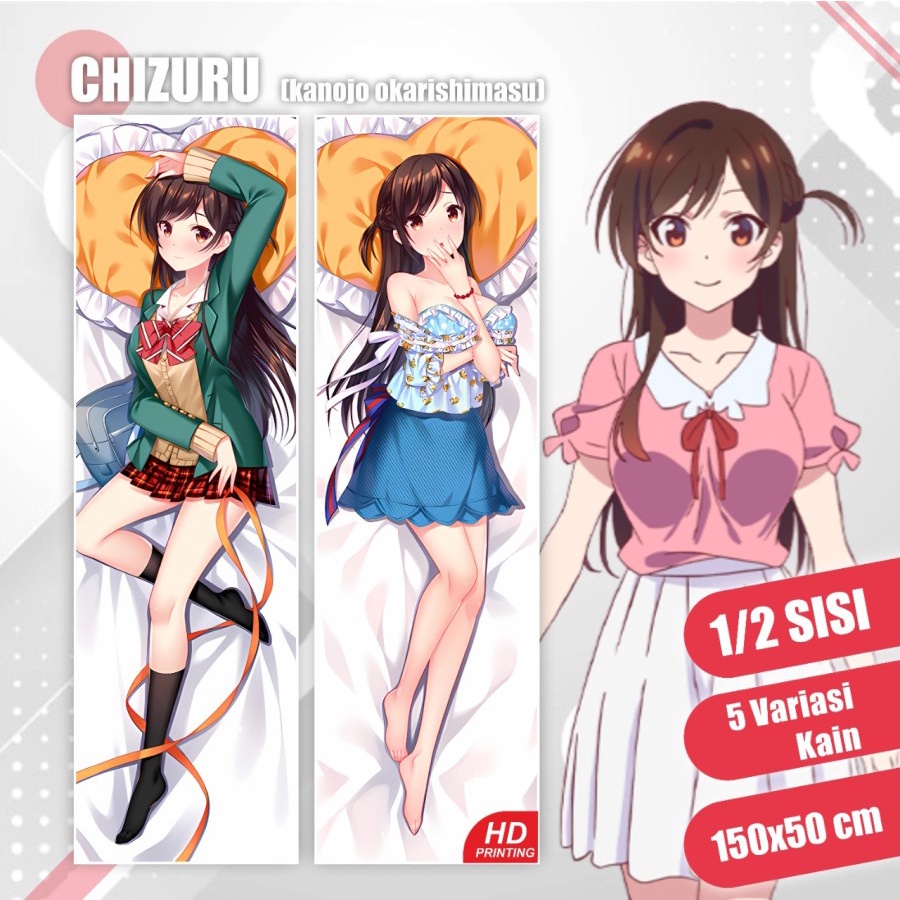 Dakimakura Mizuhara Chizuru kanojo Okarishimasu 150x50 cm (Cover Only)
