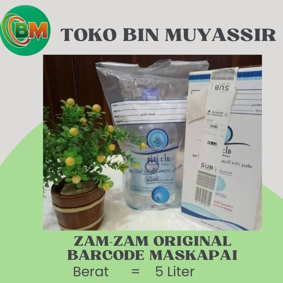 

( COD ) ZAM-ZAM BARCODE 5 LITER (KHUSUS EKSPEDISI DAN CARGO)