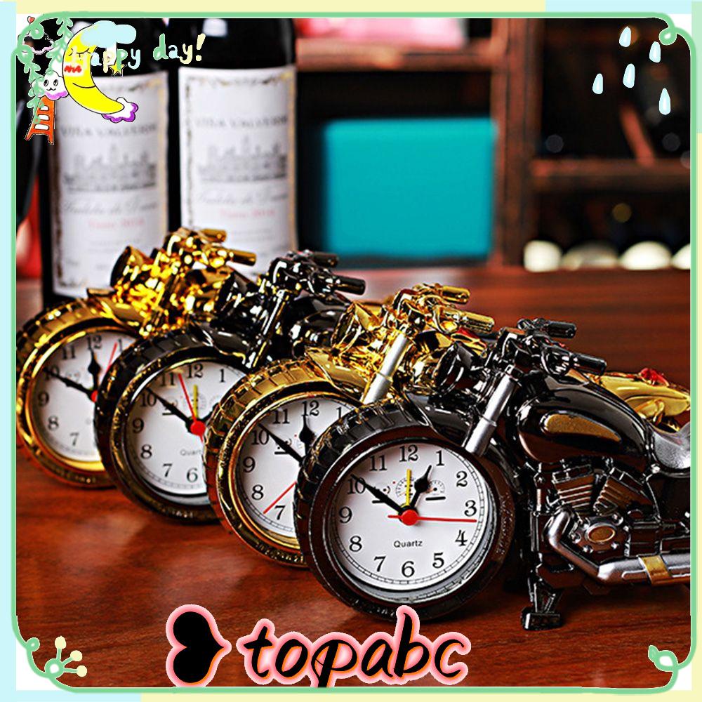 Top Motor Alarm Clock Retro Jam Meja Hadiah Ulang Tahun Ornamen Untuk Anak