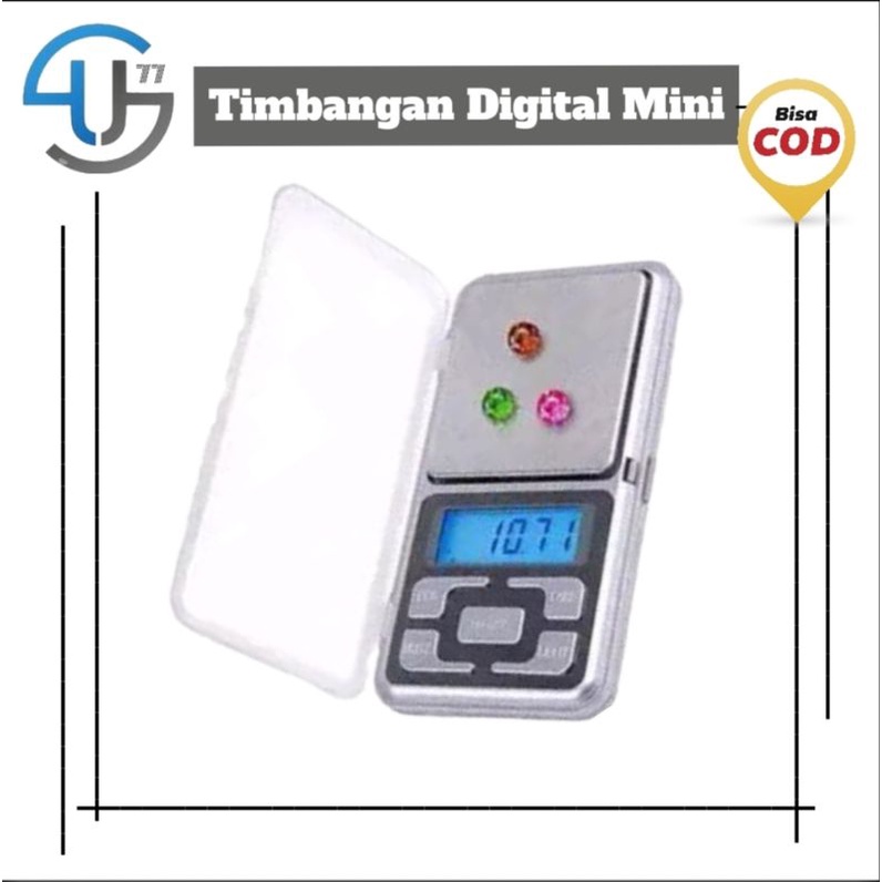 US222 Timbangan Digital Emas Berlian / Pocket Scale Mini 500gr 500 gram gr g alat ukur LCD By Toko Haji Usman