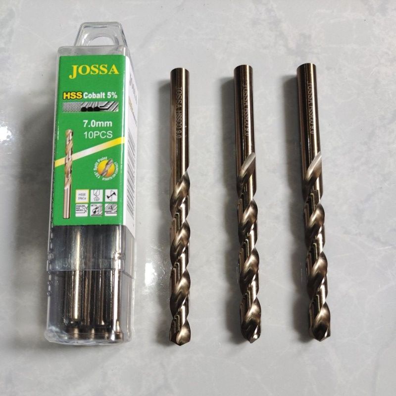 JOSSA Mata bor stenlees 7mm HEAVY DUTY / JOSSA Mata bor cobalt 7mm HEAVY DUTY / mata bor besi 7mm heavy duty