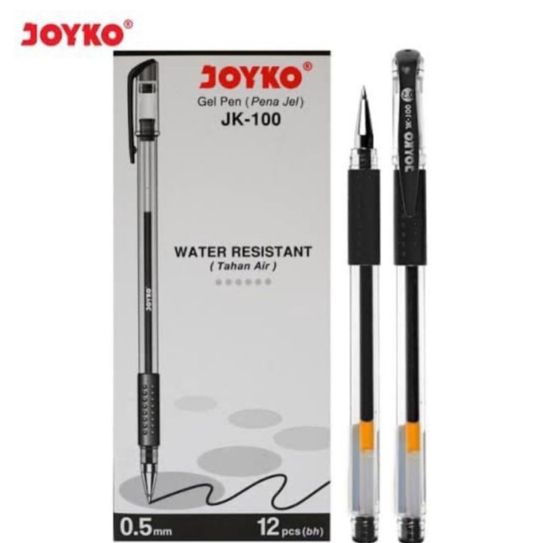 (1 Pack) Pulpen/Bolpoin Joyko Gel