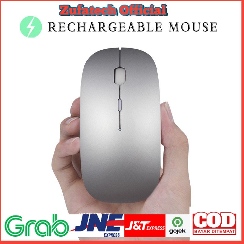 Taffware Mouse Bluetooth 5.2 &amp; Wireless 2.4G Rechargeable - M8120G