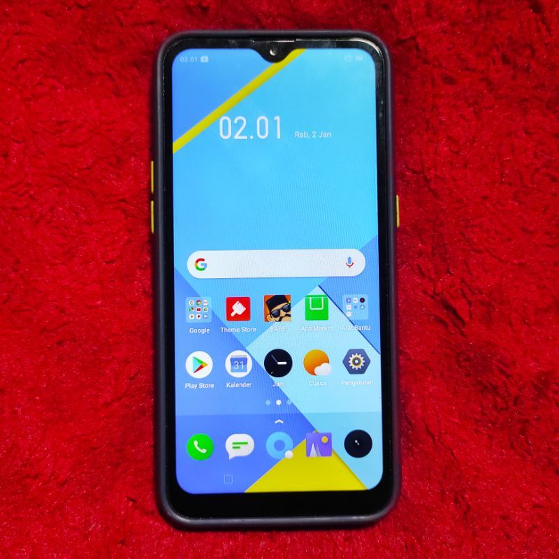 Realme C2 Ram 2/32 4G Lte Handphone Android Second Normal Siap Pakai