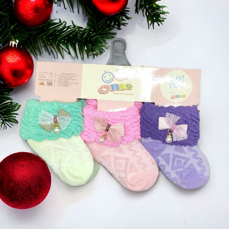 3 Pasang Kaos Kaki Bayi Imut Dan Lucu