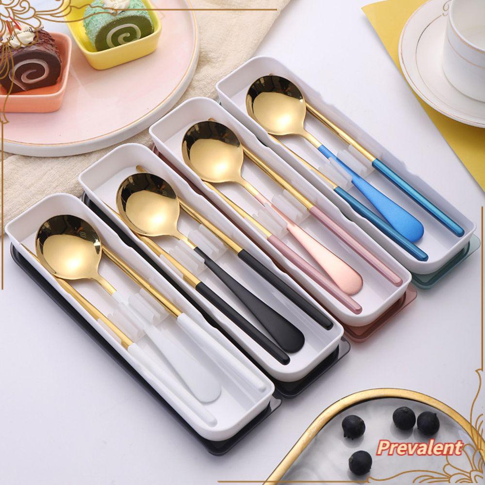 Preva 2Pcs Sendok Garpu Set Outdoor Cutlery Set Camping Alat Makan Set