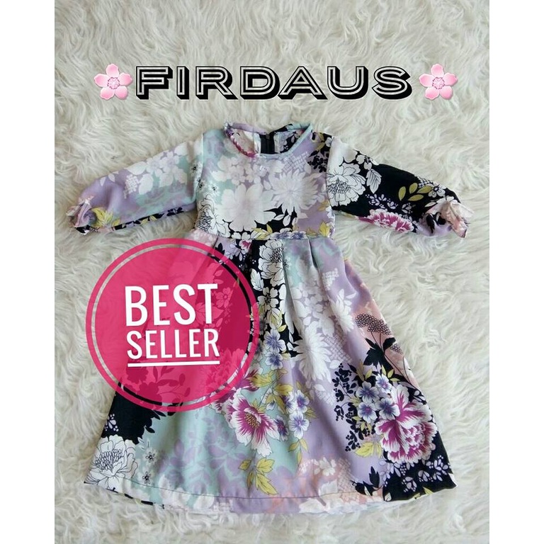 GAMIS ANAK MOTIF FIRDAUS / GAMIS ANAK-ANAK / BAJU ANAK NEWBORN/ GAMIS NEWBORN / GAMIS ANAK-ANAK / BA