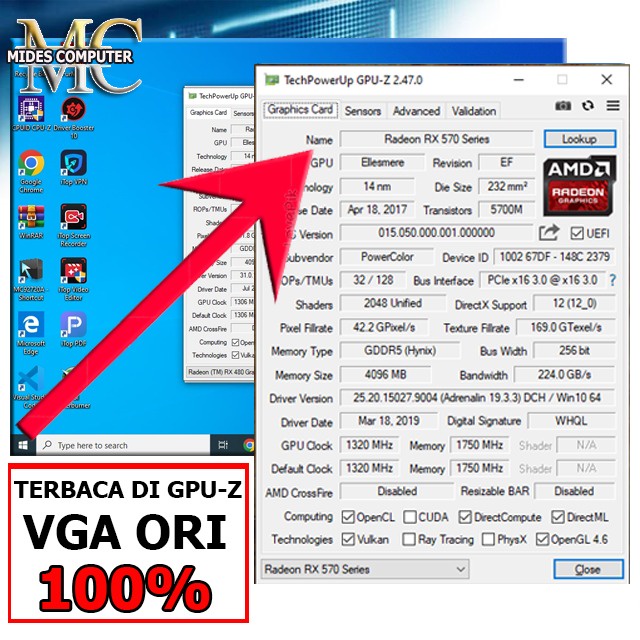 VGA CARD PLUS PSU PURE GAMING 1 SET PAKET VGA+PSU