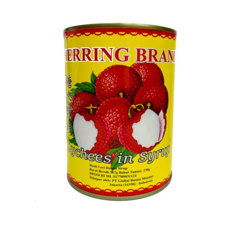 

0Lychee Kaleng Herring / Buah Leci Dalam Kaleng 567 gr SATUAN