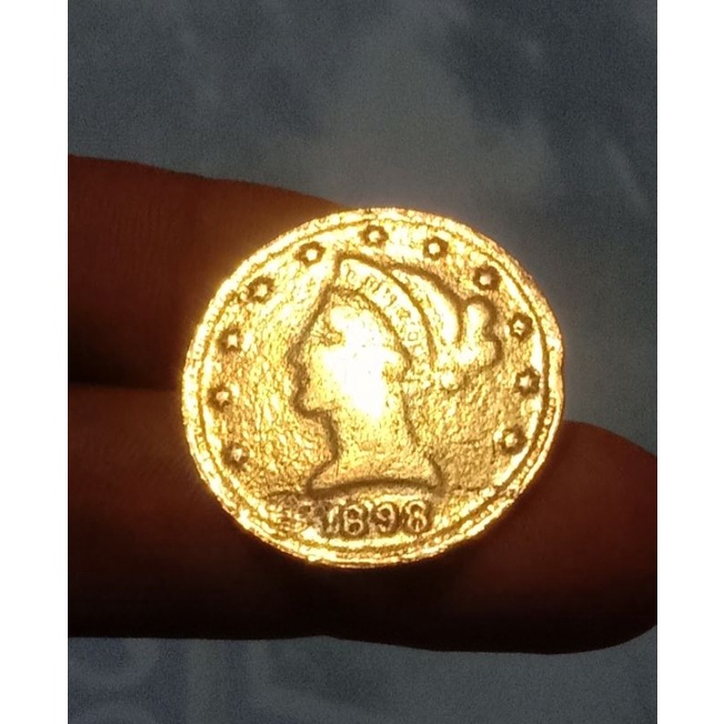 koin lady liberty amerika USA tahun 1898