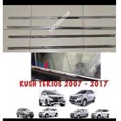Lis kaca samping warna chrome mobil Rush Terios 2007-2017