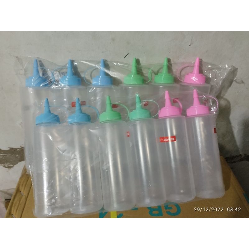 botol kecap dan saus plastik