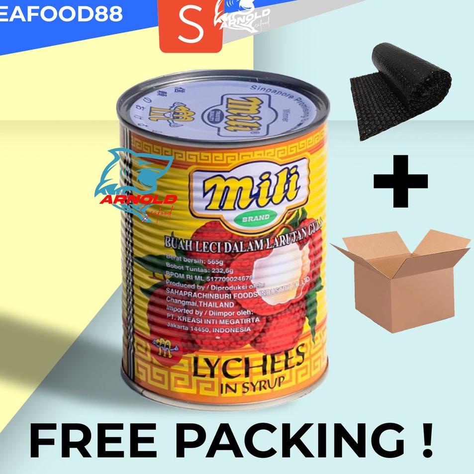 

[KODE GEKPE] MILI Lychee In Syrup 565 gr / Leci Kaleng / Kelengkeng Kaleng