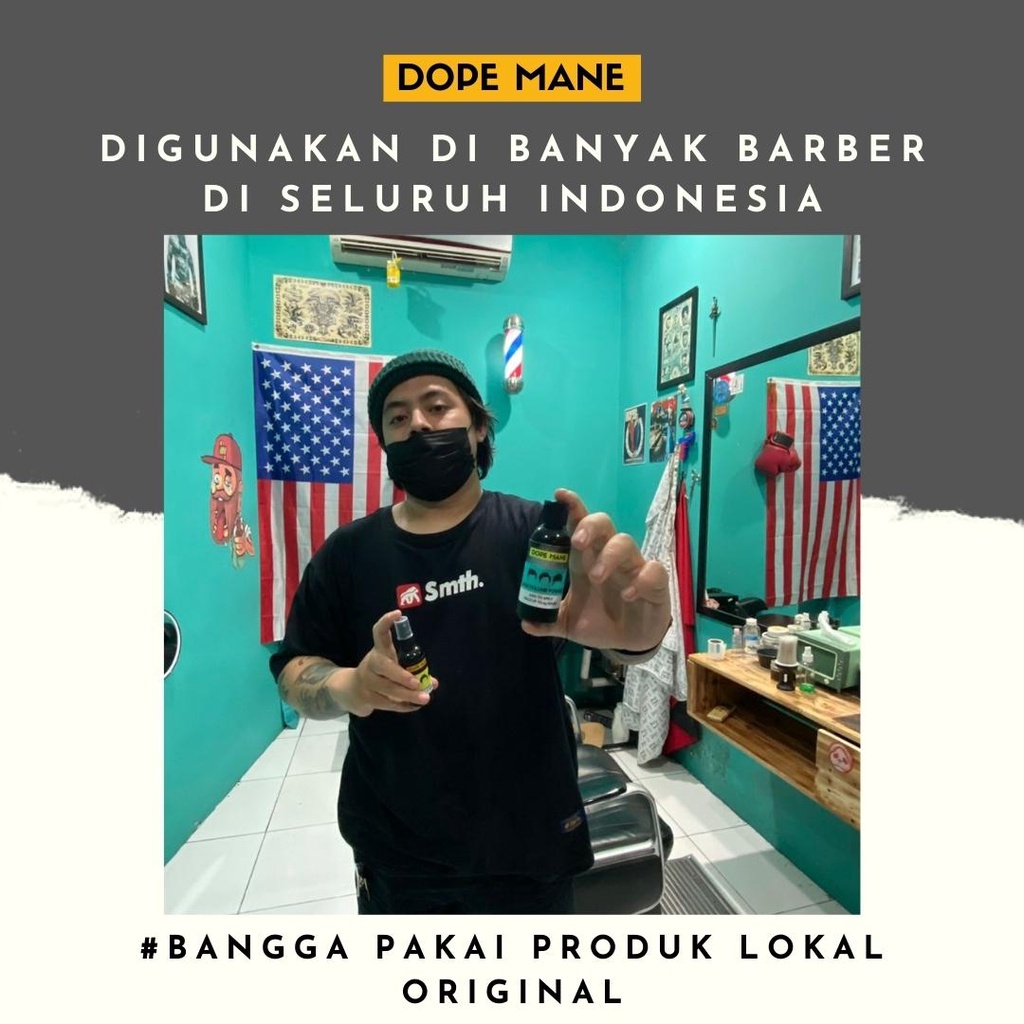 HAIR POWDER DOPE MANE 20g + GRATIS SISIR SAKU