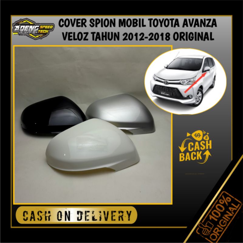 Cover spion Avanza Veloz 2012 2013 2014 2015 2016 cover tutup spion Avanza Veloz original kanan atau