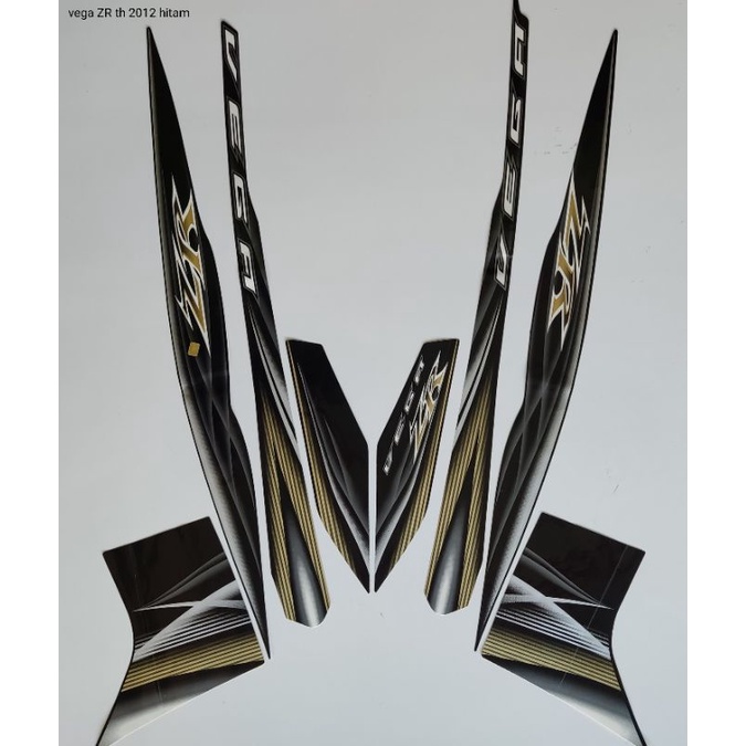 STRIPING ORI YAMAHA VEGA ZR Th 2012) Hitam