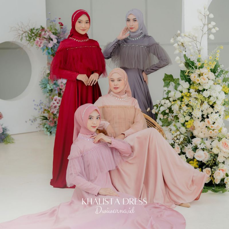 KALISTHA DRESS#gamis muslim wanita#gamis hajatan#gamis terbaru#