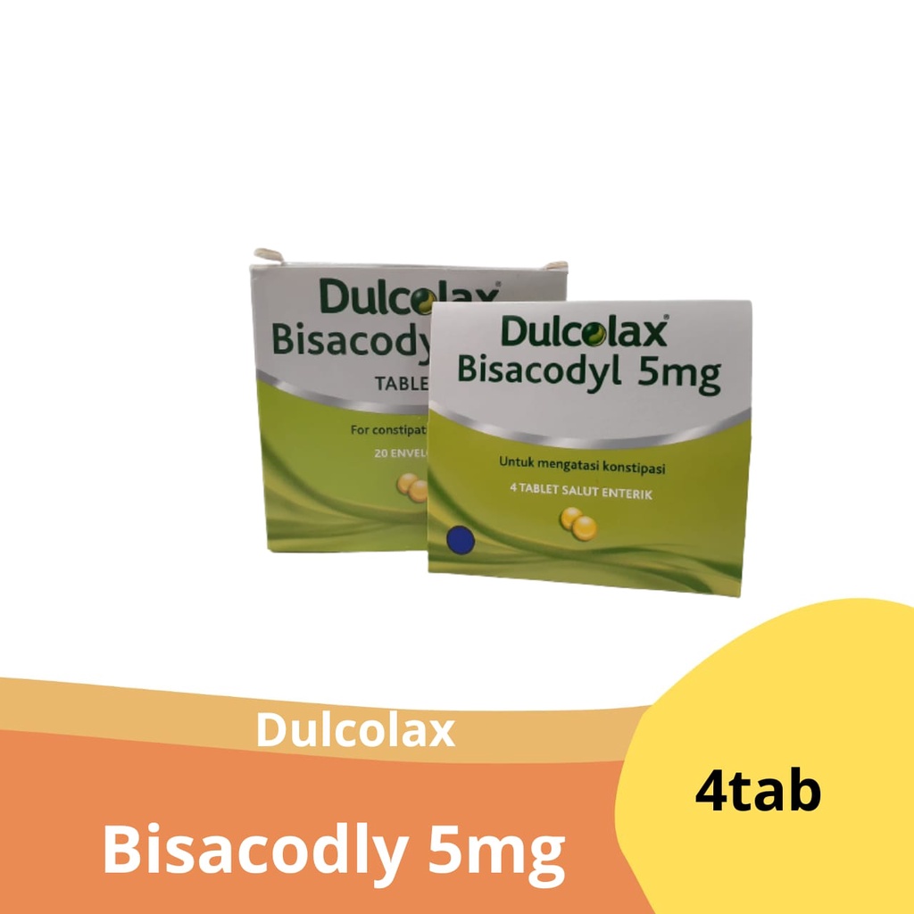 Dulcolax bisacodyl 5mg per 1 strip