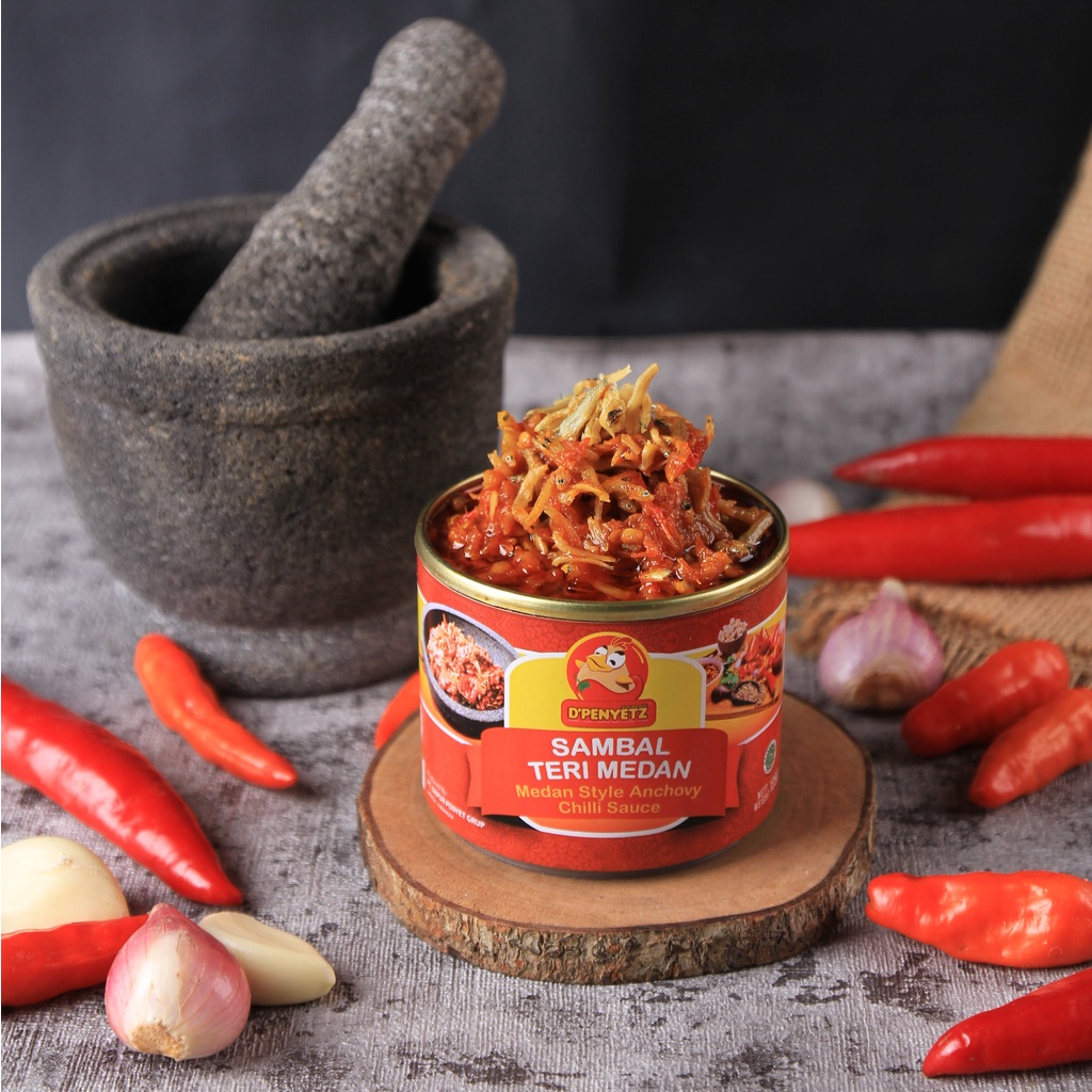

Sambal Teri Medan DPENYETZ 135g - Sambel D'PENYETZ