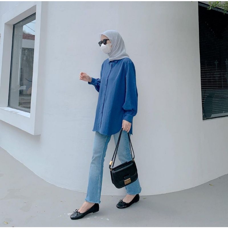 Kinawa Shirt - Classic Blue Cottontrend