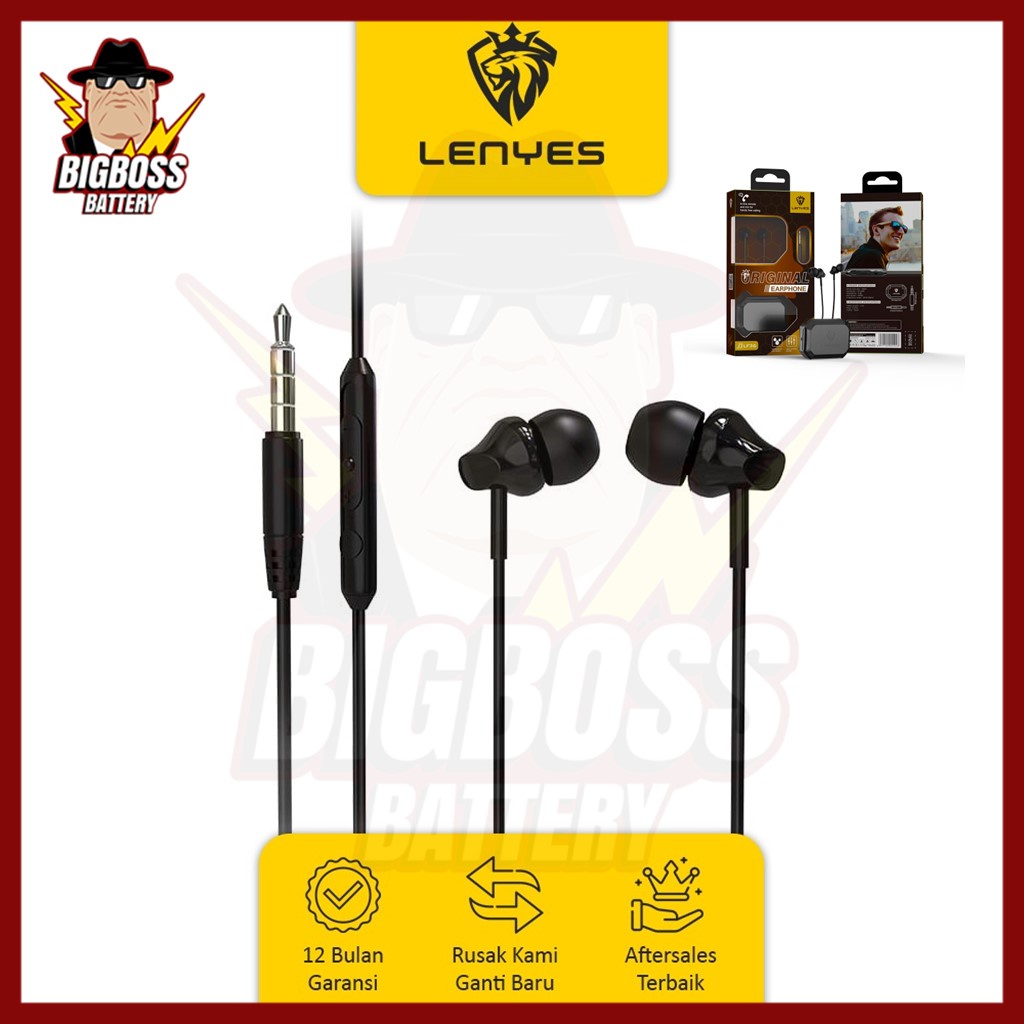 Lenyes LF36 headset in ear 3.5mm hifi stereo earphone extra bass with