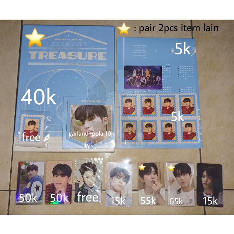 box welcoming collection 2022 treasure jeongwoo set pre order benefit weverse indoor outdoor pop up 