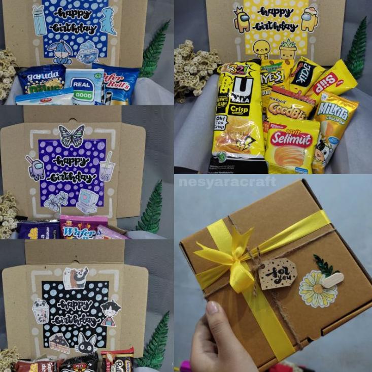 

8.8 SNACK BOX by nesyaracraft ✨ / gift / snack / hadiah / kado / hampers / birthday