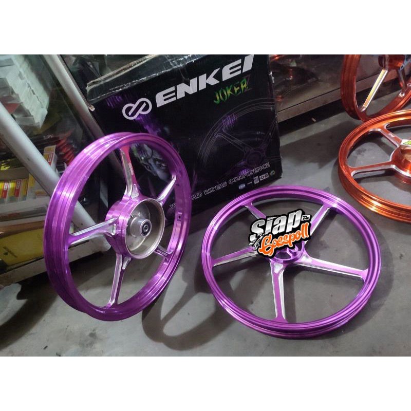 VELG ENKEI 511 HITAM VELG ENKEI PURPLE F1ZR FIZR JUPITER MX VEGA VELG ENKEIDYNOPRO-D2 HITAM ANODISE 