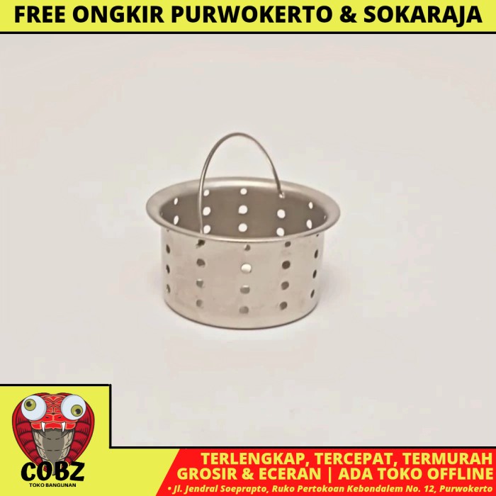 D 7.5 CM/NM Filter Saringan Afur Bak Cuci Piring Washbak Stainless Pcs