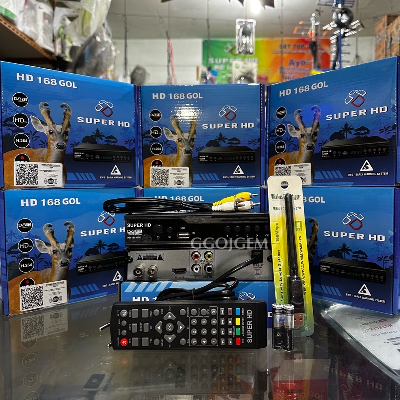 SET TOP BOX DVB SUPER HD 168 KIJANG / WINASAT TV Box / STB SUPERHD Harimau komodo / Tennox / Digital Receiver Antena TV / Siaran Digital / settopbox / topbox harimau komodo