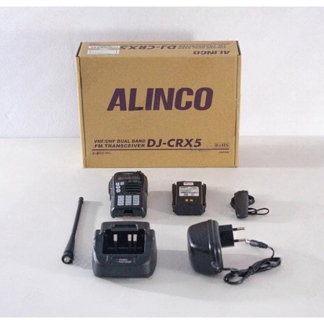 PXTON - RADIO WALKIE TALKIE HT ALINCO DJ CRX5 HT CR X5 DUALBAND SUPER MURAH / HT