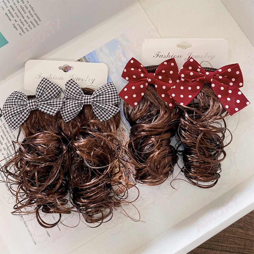 Aikoky Jepitan Wig Anak Perempuan korea 1 Set/2pcs