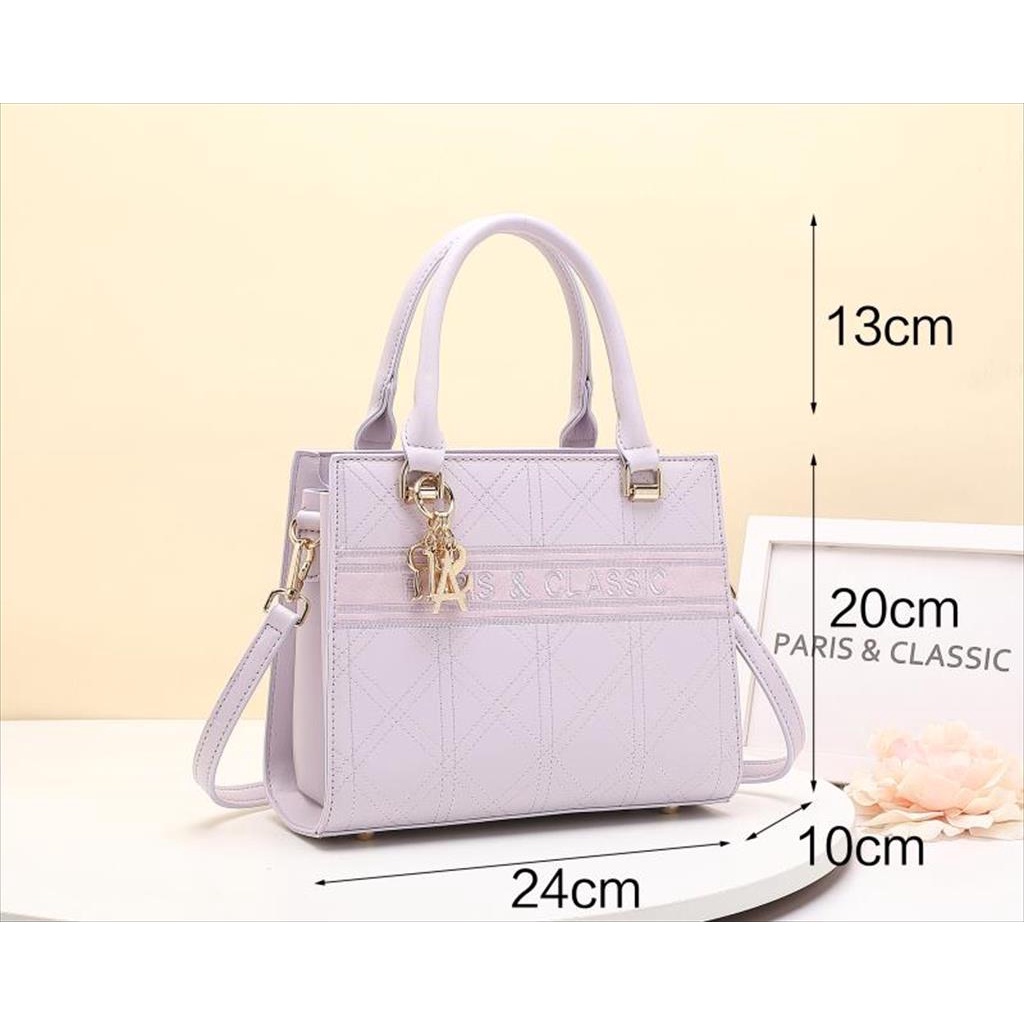 Paris Classic Tas Wanita Fashion Import Branded Original Handbag Wanita Tas Kerja Tas Jinjing Wanita [PC1021]