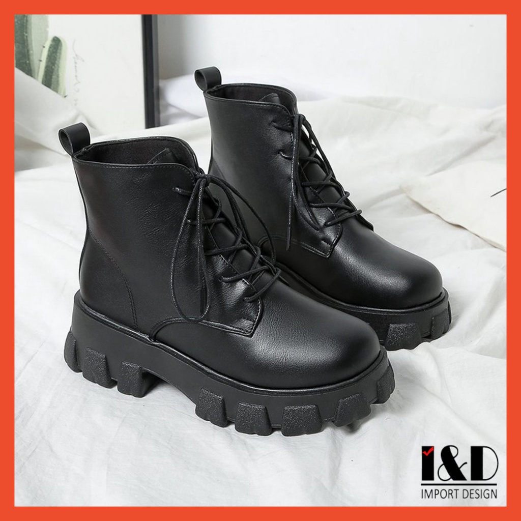 [ Import Design ] Sepatu Boots Wanita Import Premium Quality ID142